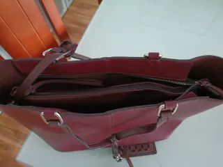 Bolso grande de mujer marrón/morado