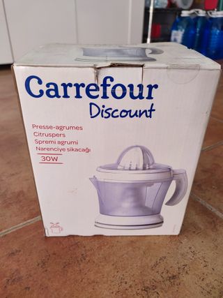 Exprimidor Carrefour Discount Blanco