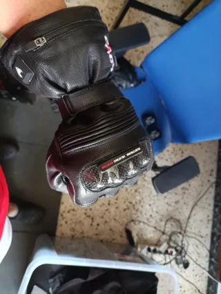 Guantes Moto Lovo Calefactables Invierno Talla XL