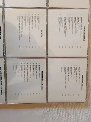Lote 9 CDs Los Grandes del Rock '70