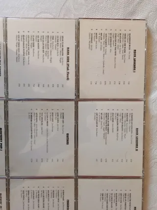 Lote 9 CDs Los Grandes del Rock '70