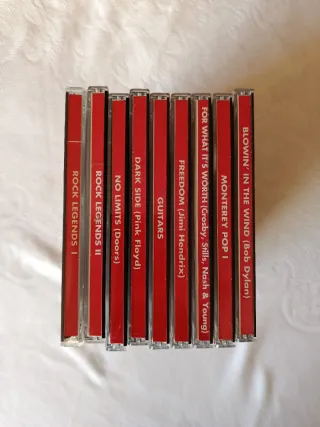 Lote 9 CDs Los Grandes del Rock '70