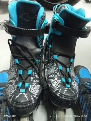 Patines en línea talla 35-38 leer bien la descripc