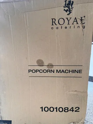 Máquina de Palomitas Royal Catering