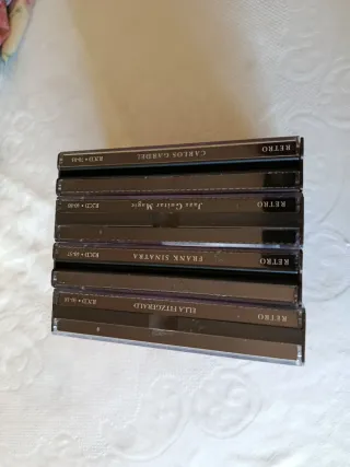 Lote 4 CDs: Ella Fitzgerald, Sinatra, Tango, Jazz