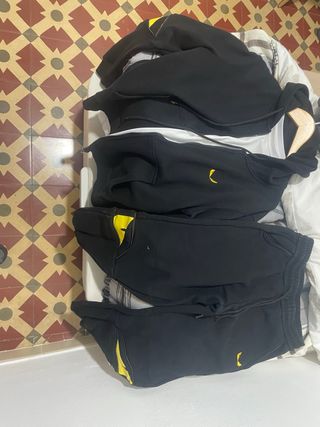 Conjunto Fendi Negro y Amarillo