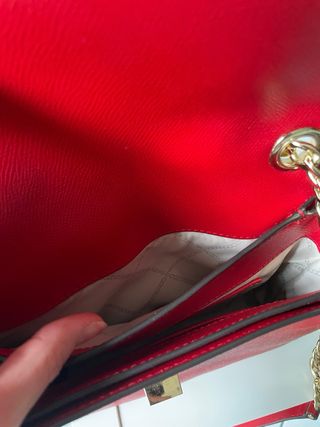 Borsa Michael Kors Rossa con Dettagli Oro