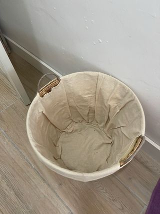 Cesta Mimbre Grande con Forro