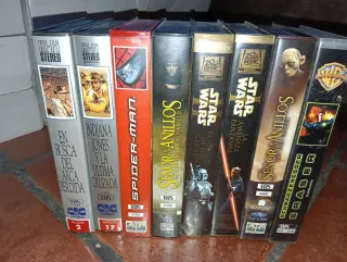 Lote 8 Películas VHS Antiguas
