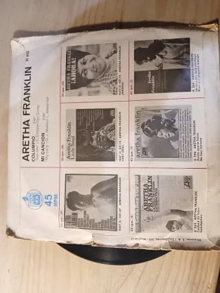 Vinilo 7 Aretha Franklin - Columpio / Mi Canción