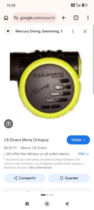 Reguladores de buceo U.S.DIVERS Micra