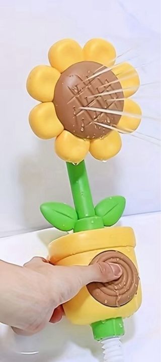 Juguete flor para bañera