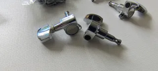 6 Clavijeros Guitarra Stagg Cromados