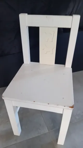 Coppia sedie legno bambini