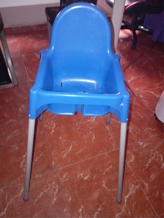 Trona de bebé azul negociable