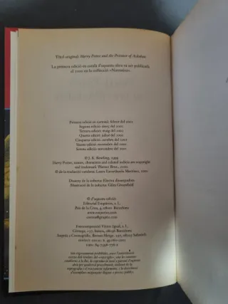 Libro Harry Potter en Catalán