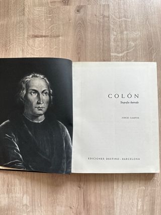 Libro Colón biografía ilustrada