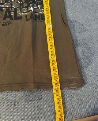 Maglietta Cotton & Silk manica lunga marrone XL