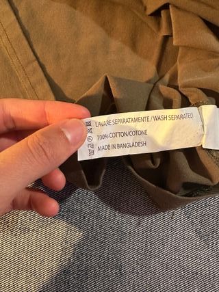 Maglietta Cotton & Silk manica lunga marrone XL