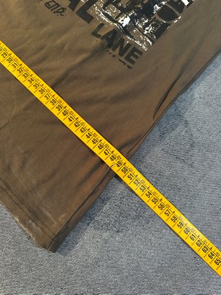 Maglietta Cotton & Silk manica lunga marrone XL