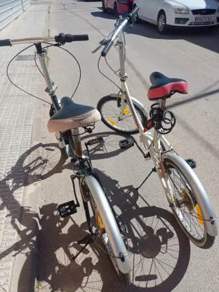 Bicicleta plegable precio las dos