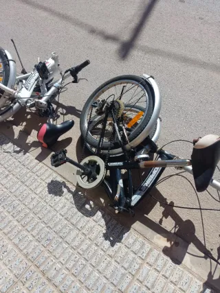Bicicleta plegable precio las dos