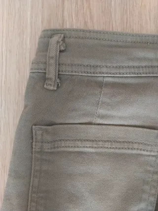 Pantalón culotte Zara verde talla 11-12