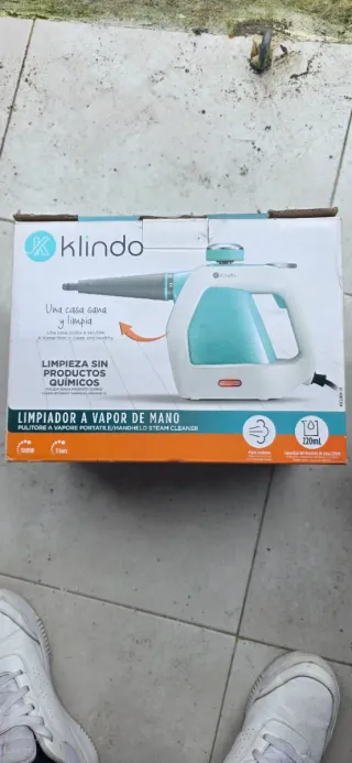 Limpiador a vapor de mano Klindo