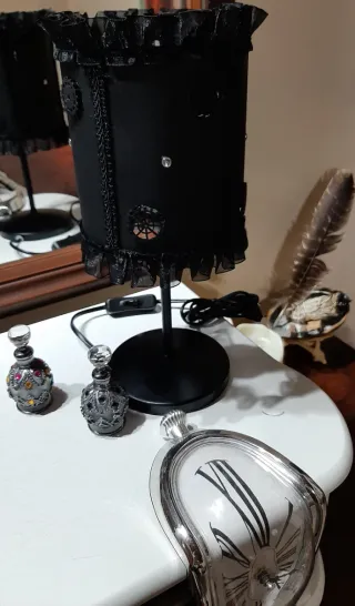 Lampada da comodino steampunk
