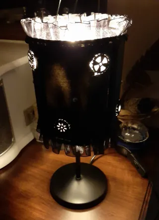 Lampada da comodino steampunk