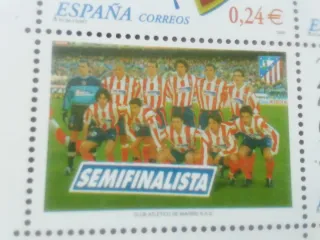 Sellos España Copa Rey Fútbol 2001