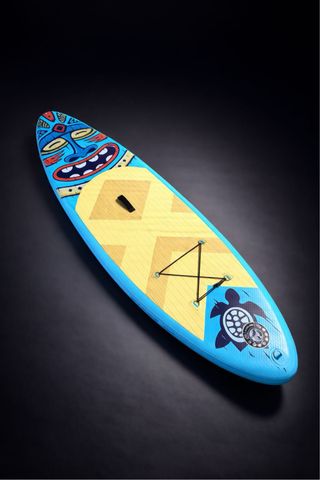 Tabla Paddle Surf con Diseño Tiki y Tortuga