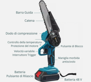 Kit Sega + Forbice + 2 Batterie 48v