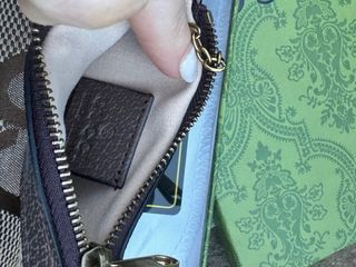 Monedero Gucci GG Beige y Marrón