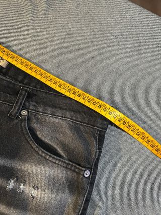 QBRICK jeans grigi strappati premium quality tg50