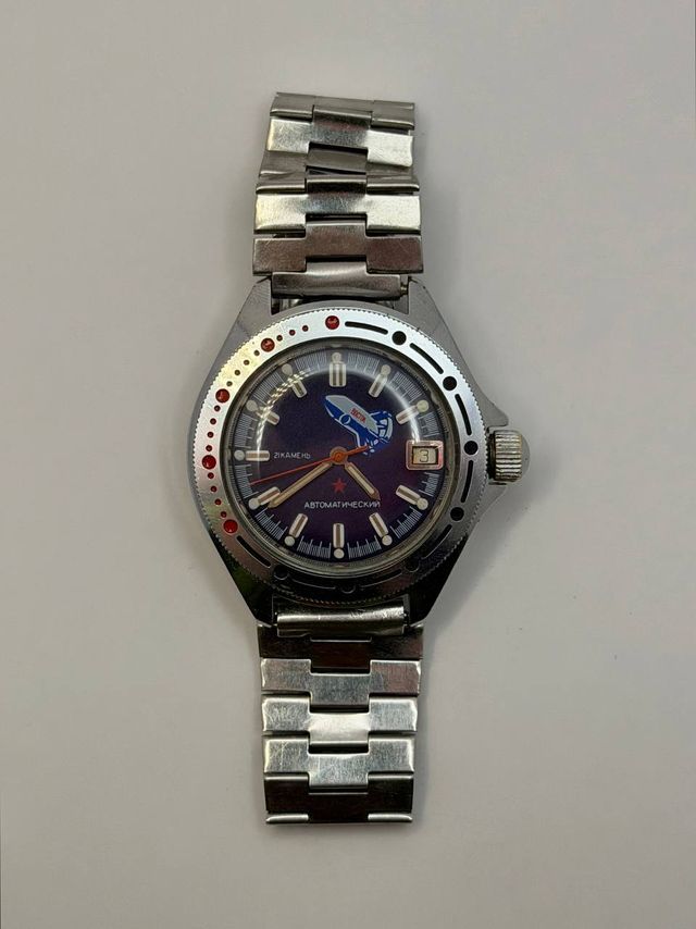 Reloj automático soviético Vostok Amfibia Buran 2416BSU URSS