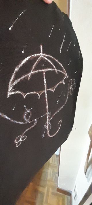 Bolso Tote Pintado a Mano Único NUEVO