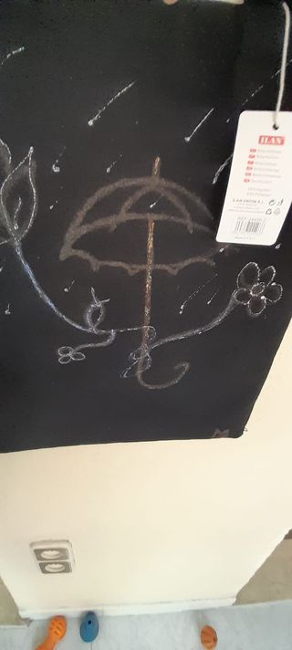 Bolso Tote Pintado a Mano Único NUEVO