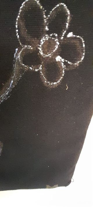 Bolso Tote Pintado a Mano Único NUEVO