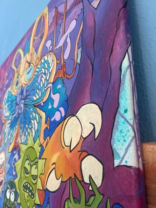 Cuadro Rick and Morty Original 70x80