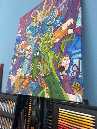 Cuadro Rick and Morty Original 70x80