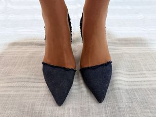 Zapatos de tacón vaqueros