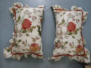 2 Cortinas Colcha verano Edredón, 2 cojines