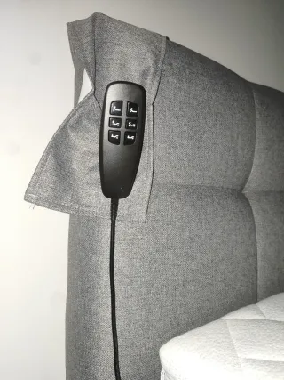 Letto con rete elettrica e materasso + topper