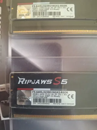 G.Skill Ripjaws S5 DDR5 2x16GB 6400MHz