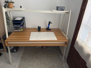 Mesa estudio/despacho madera y metal