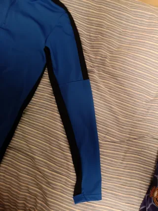 Sudadera Nike media cremallera azul