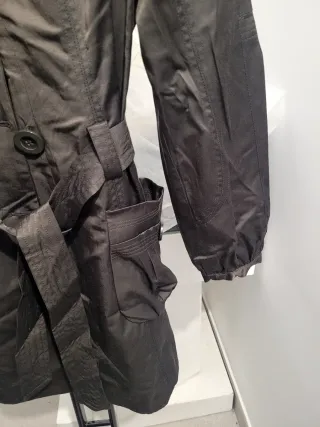 Abrigo Salsa Negro Mujer