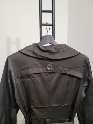 Abrigo Salsa Negro Mujer