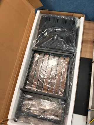 Cesto Ropa 2 Bolsas 92L Estantes VASAGLE BLH211B01